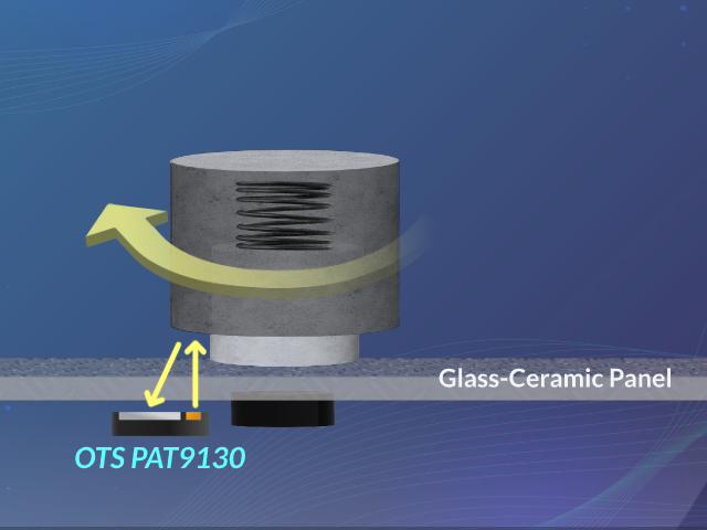 Optical Tracking Sensing Enables Precise Interaction on Glass-Ceramic Panels